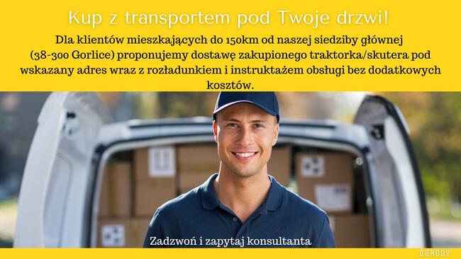 Traktorek ogrodowy Kosiarka OM92/16 KH Raty Dowóz