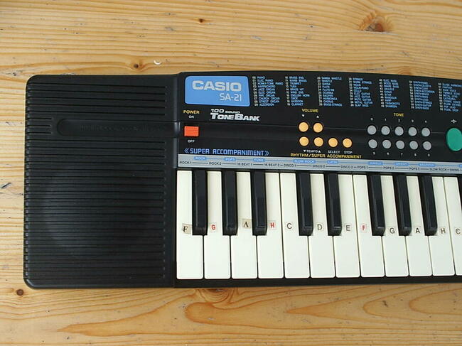 Keyboardy dla dzieci Casio SA-21
