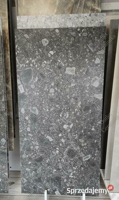 Płytki imitujące kamień lastryko 120x60 Ceppo black PROMOCJA