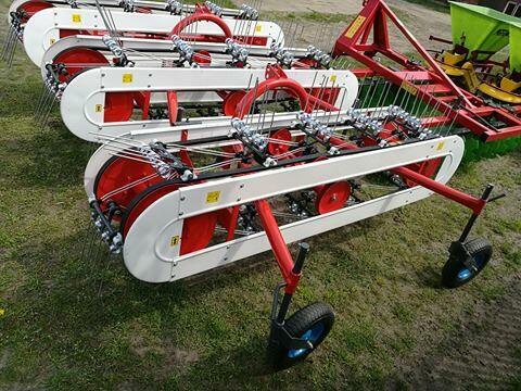 Zgrabiarka Przewracarka Taśmowa Pasowa Do Siana Wzmacniana