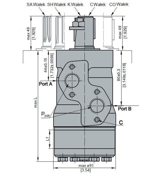Silniki hydrauliczne M+S Hydraulic MP