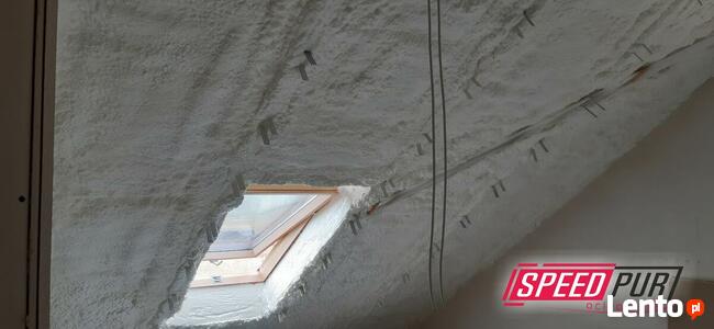 Piana PUR Ocieplanie Poddasze Wiązary Dach Strop Skwierzyna