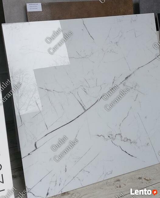 Marmo thassos white 120x120 płytki łazienkowe ścienne marmur