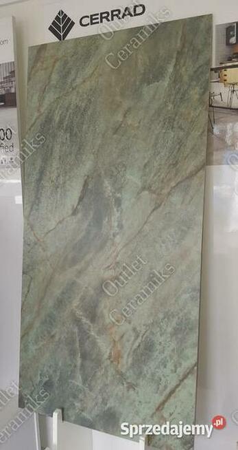 Płytki łazienkowe wielkoformatowe 120x120 Brazilian green