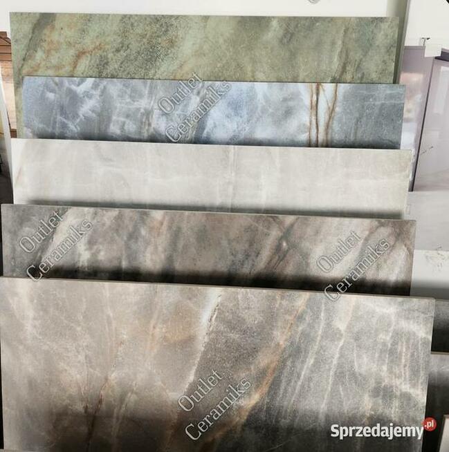 Płytki łazienkowe wielkoformatowe 120x120 Brazilian green