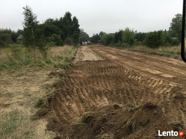 Usługi koparko ładowarką, wykopy, zasypki, drogi dojazdow