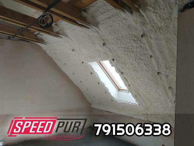 Piana PUR Ocieplanie Poddasze Wiązary Strop Pyrzyce SpeedPur