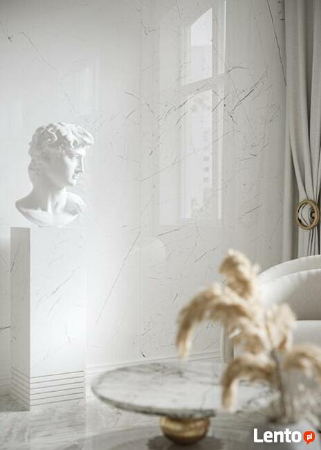 Marmo thassos white 120x120 płytki łazienkowe ścienne marmur
