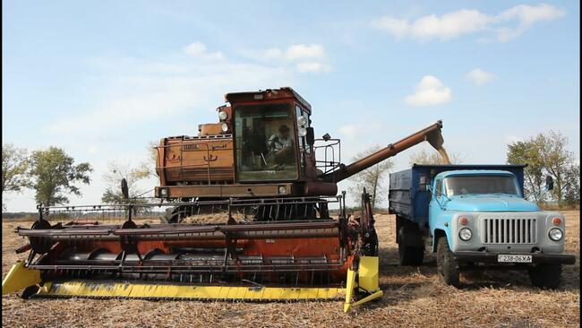 Przystawka Ettaro do zbioru soi i grochu