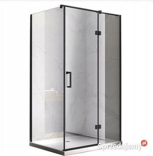 Kabina prysznicowa 120x100 profil czarny