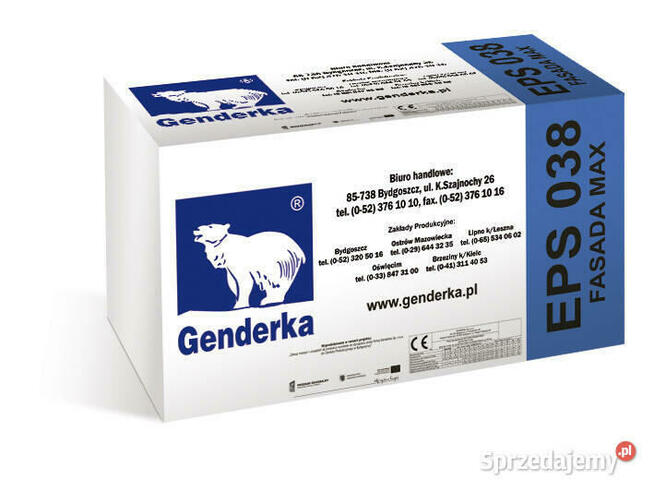 Genderka EPS 0,038 FASADA MAX 5CM