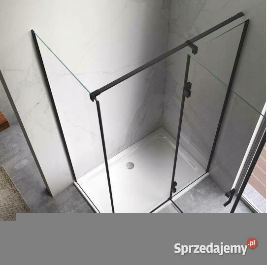 Kabina prysznicowa 120x100 profil czarny