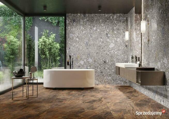 Ceppo silver szare lastryko 120x120 płytki podłogowe ścienne