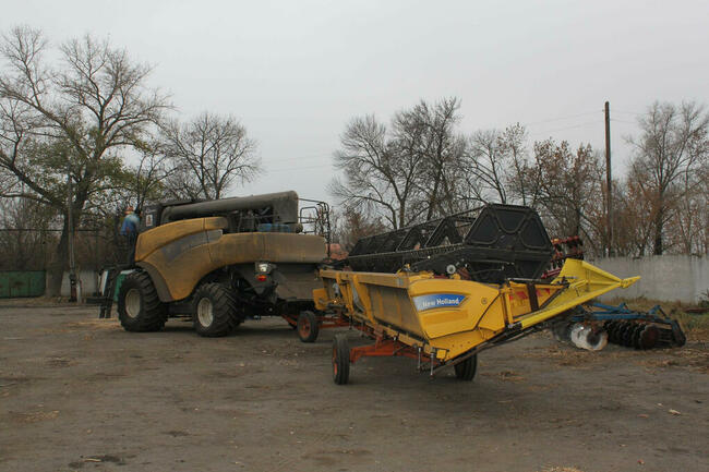 Przystawka Ettaro do zbioru soi i grochu