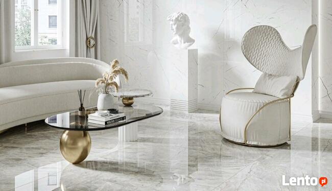 Marmo thassos white 120x120 płytki łazienkowe ścienne marmur