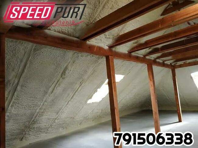 Piana PUR Ocieplanie Poddasze Wiązary Strop Pyrzyce SpeedPur