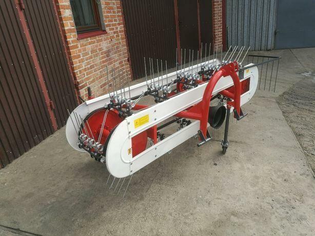 Zgrabiarka Przewracarka Taśmowa Pasowa Do Siana Wzmacniana