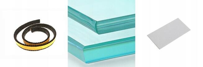 SZYBA DO KOMINKA Z DEKOREM 68x48 ŻAROODPORNA