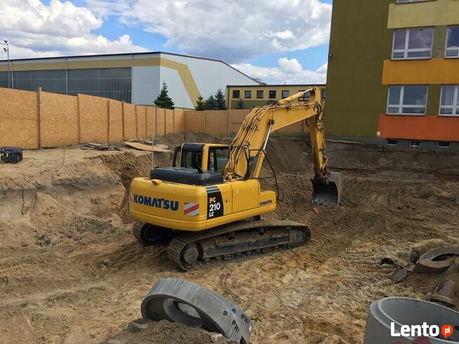 Usługi koparko ładowarką, wykopy, zasypki, drogi dojazdow