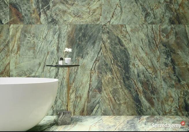 Płytki łazienkowe wielkoformatowe 120x120 Brazilian green