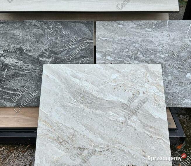 Płyty tarasowe 80x60x20 szare gres 2cm Lavastone silver