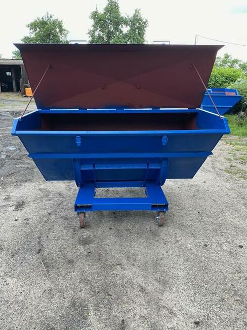 Kontener uchylny, koleba samowyładowcza, koliba, szufla 2m3