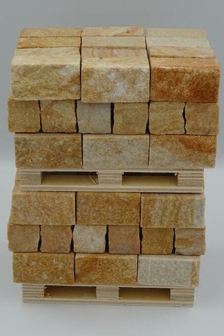 Murak kamień murowy cięty łupany 20x20x40 cm piaskowiec