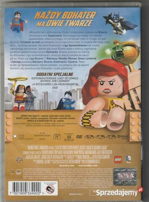 LEGO Liga Sprawiedliwości kontra Liga Bizarro DVD