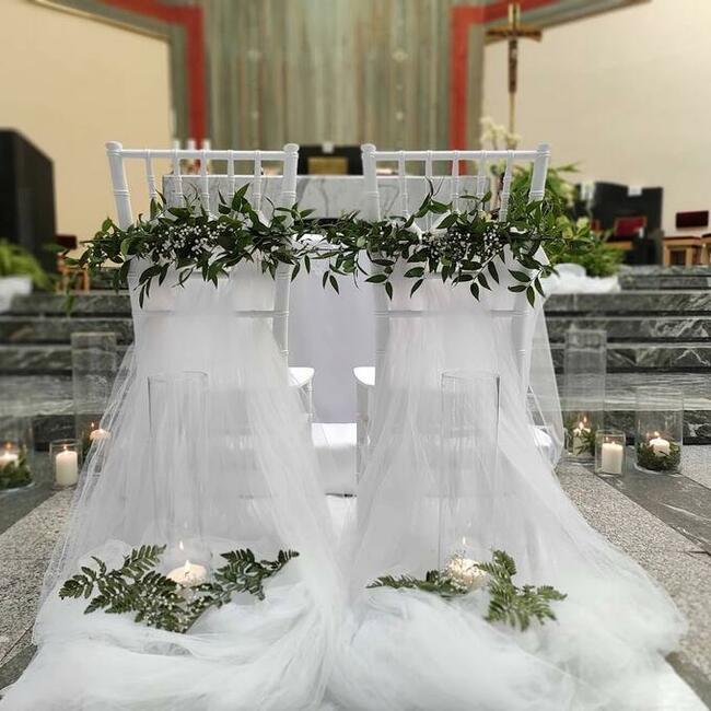 DEKORACJE ŚLUBNE KOŚCIOŁA Hapart-decor