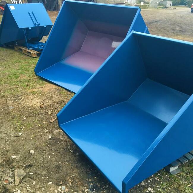 Koleba, pojemnik, kontener samowyladowczy 1m3 z CE+GWARANCJA