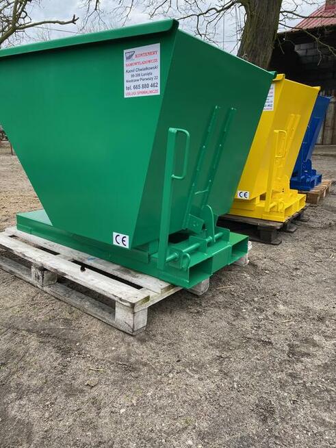 Kontener samowyładowczy, koleba, pojemnik 0,5 m3 - 3 szt!