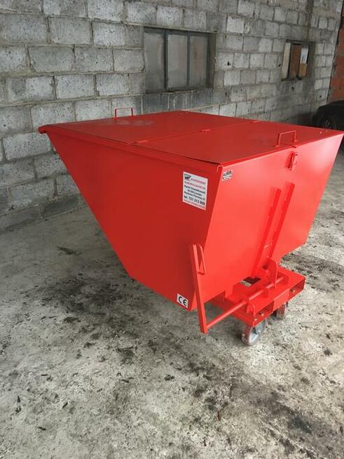 Koliba, Łycha wywrotna, kontener samowyładowczy, pojemnik 1m3