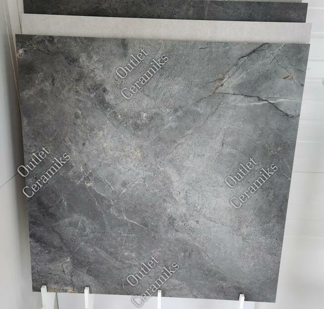 Płytki łazienkowe marmur 120x120 Masterstone grafit Cerrad