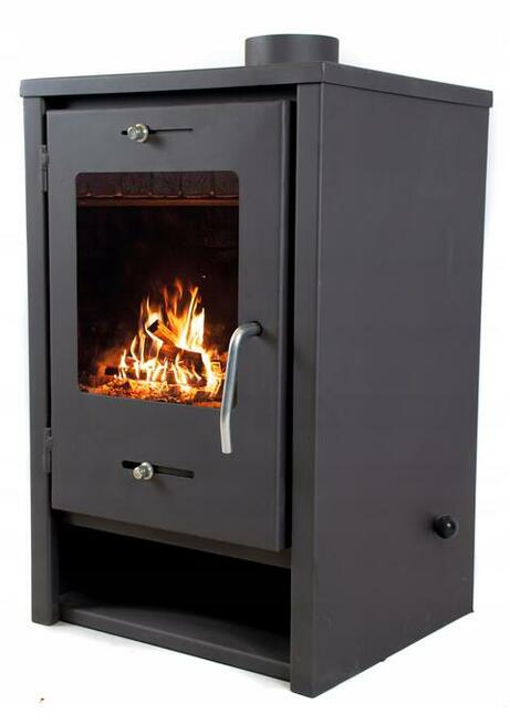 PIEC KOZA KOMINKOWY KOMINEK STALOWY EKO LEO SZAMOT