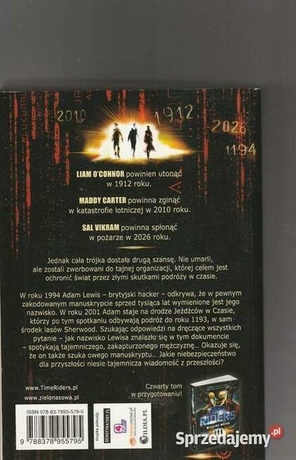 Time Riders Tom 3 Kod Apokalipsy Alex Scarrow
