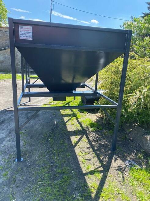 Kosz zasypowy do big bag, bufor, paczkarka.