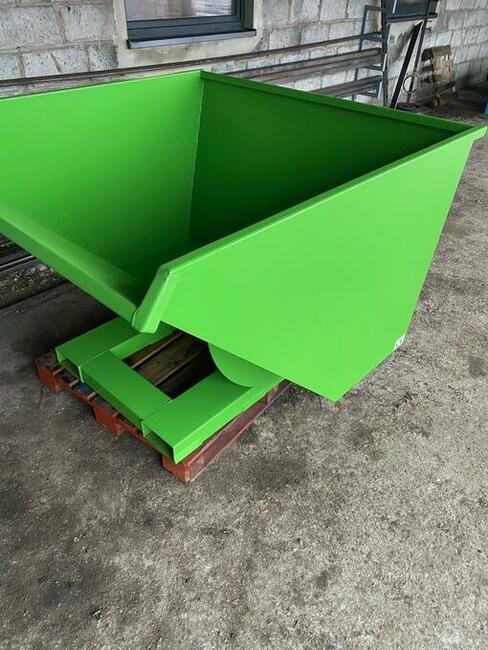 Kontener na odpady, koleba, kontener samowyładowczy 1,5 m3