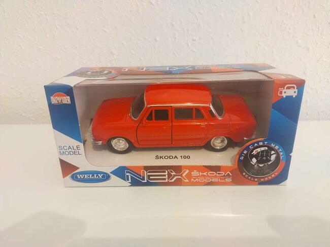 Skoda 100 Nowy model Welly auto 1:34 3 kolory Krakow
