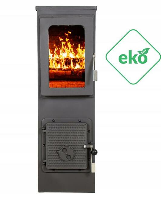 PIEC PIECYK KOMINEK ECO ŻELIWNY KOZA ASTAT 6KW