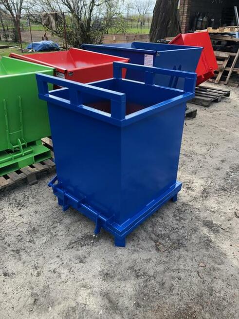 Kontener samowyładowczy, pojemnik, koleba 0,5m3