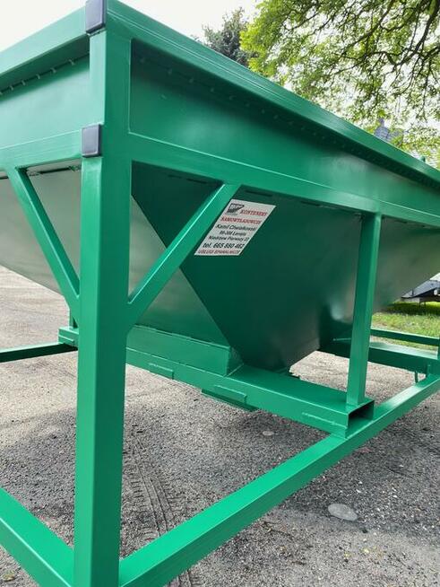 Kosz zasypowy do big bag, workownica ,bufor, paczkarka