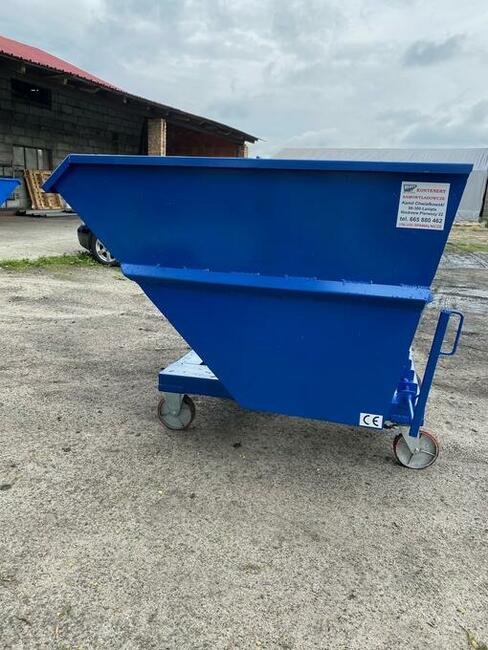 Kontener uchylny, koleba samowyładowcza, koliba, szufla 2m3