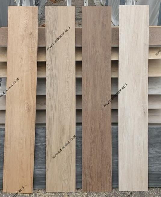 Płytki drewnopodobne podłogowe gresowe 120x20 TAMARAC Artens