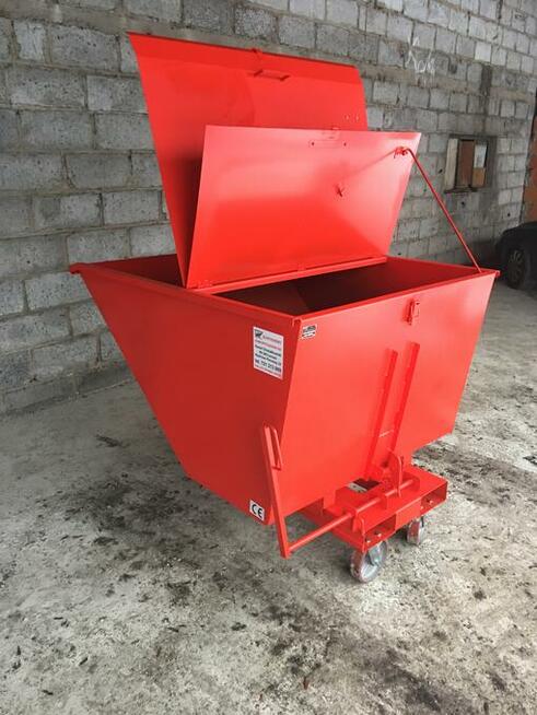 Koliba, Łycha wywrotna, kontener samowyładowczy, pojemnik 1m3