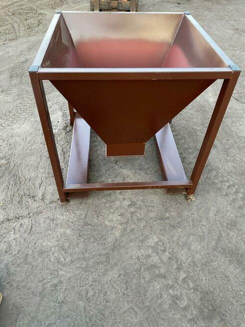 Kosz zasypowy do big bag, workownica, bufor, lejek.