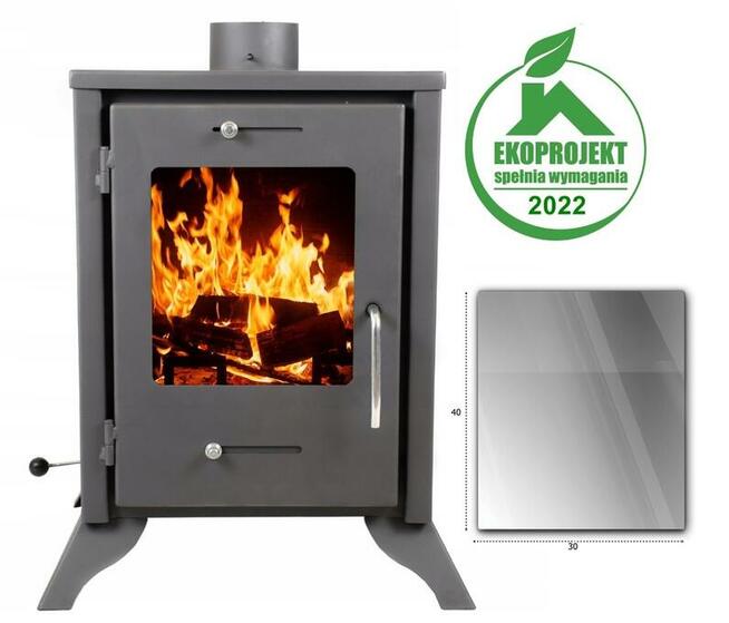 PIEC PIECYK KOMINEK ECO STALOWY KOZA W14 6,8KW ZEFIR