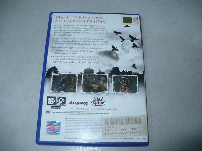 Na Ps2,,Shinobido