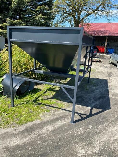 Kosz zasypowy do big bag, bufor, paczkarka.