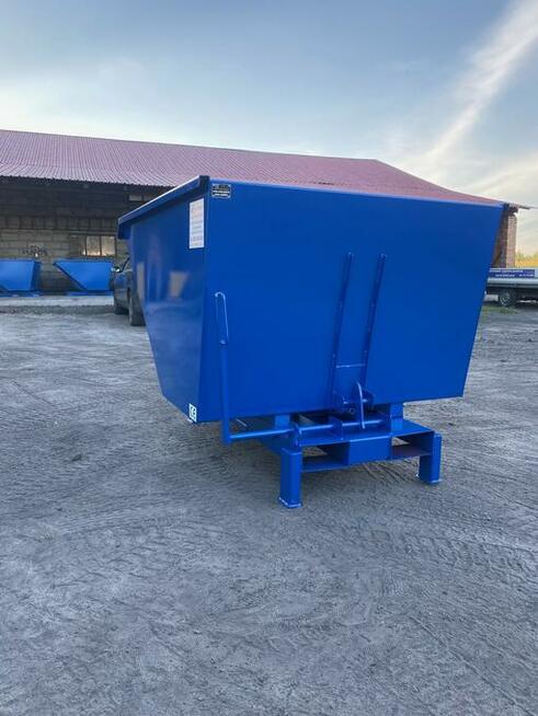 Kontener samowyładowczy, koleba uchylna, pojemnik, szufla 1