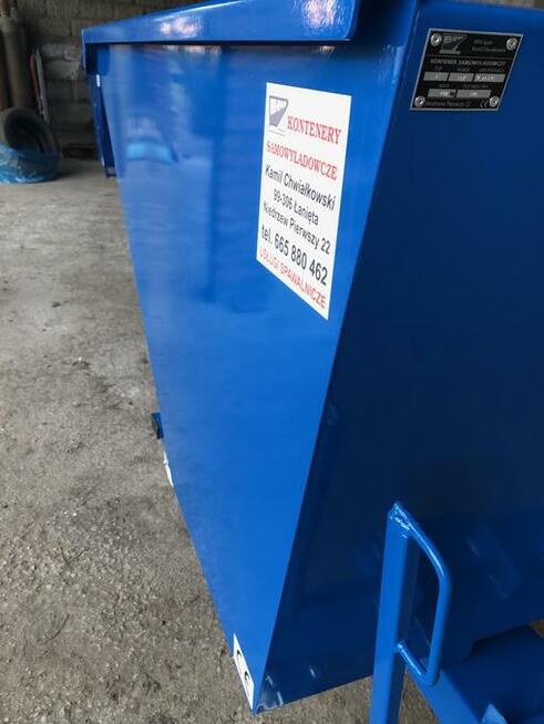 Kontener samowyładowczy, pojemnik, koliba, koleba 1 m3